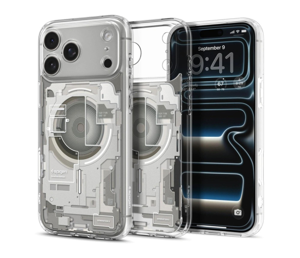 Spigen Ultra Hybrid MagSafe do iPhone 18 Pro/17 Pro (zero one white - 1586386 - zdjęcie